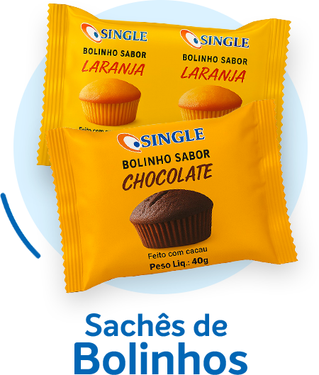 Saches de bolinhos